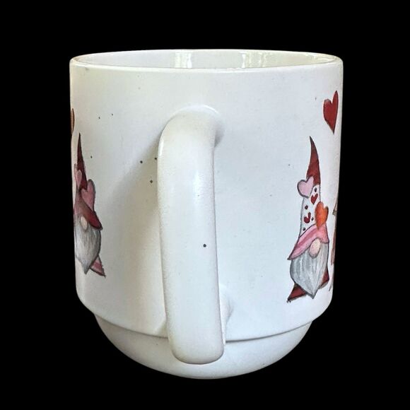 BELLE MAISON 'Gnome Heart' Coffee Tea Cocoa Mug 16 oz. - Picture 5 of 9